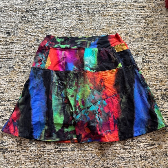 Dona Jo skirt Multicolor Skort Tennis Pickleball Golf, size M - Picture 3 of 3